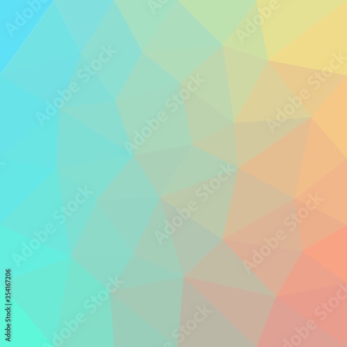 Geometric abstract background. Graphic background for your design. Colorful rainbow background. Abstract elegant triangular pattern. Retro pattern of geometric shapes. Vector illustration.