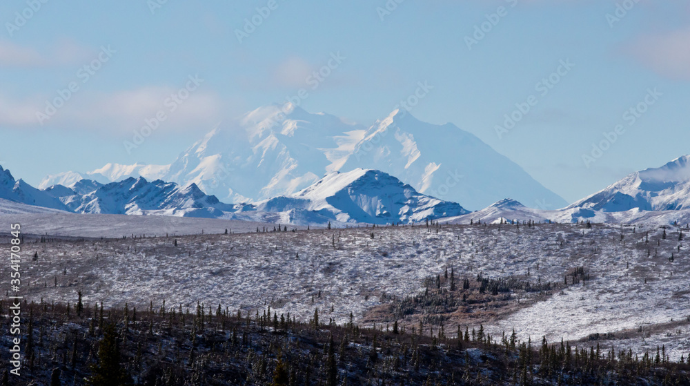 Denali mountain in Alaska