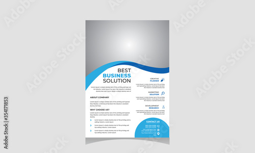 Corporate Business flyer template Design