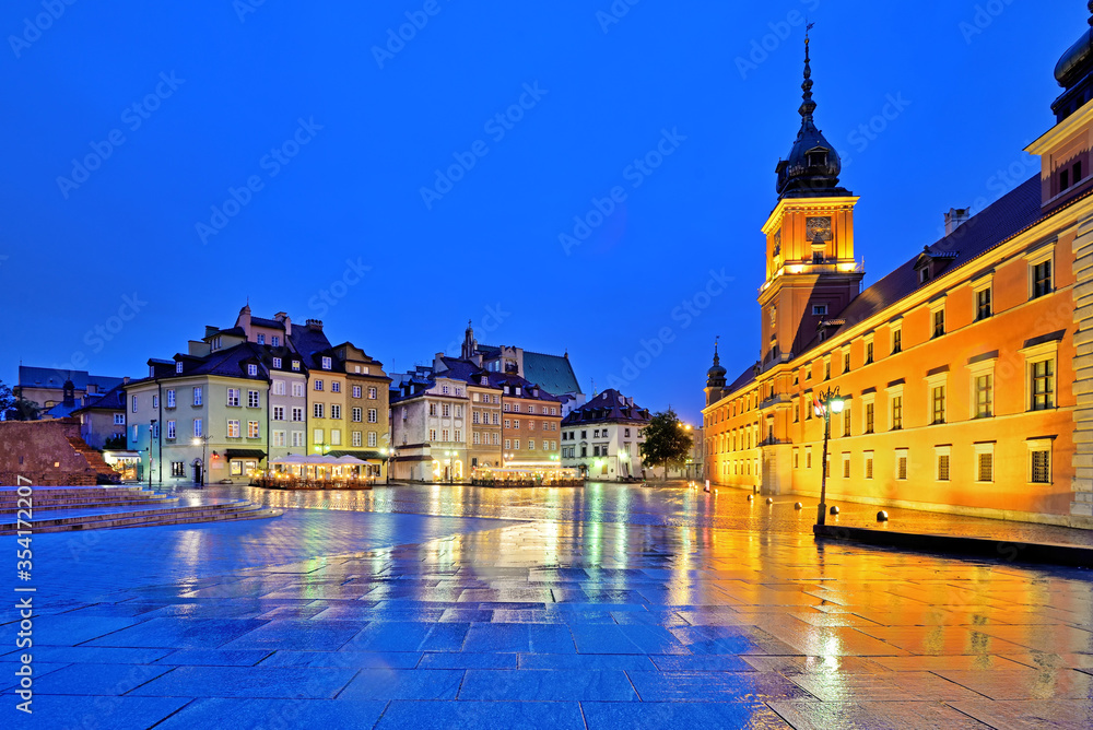 Fototapeta premium Castle Square - Warsaw, Poland