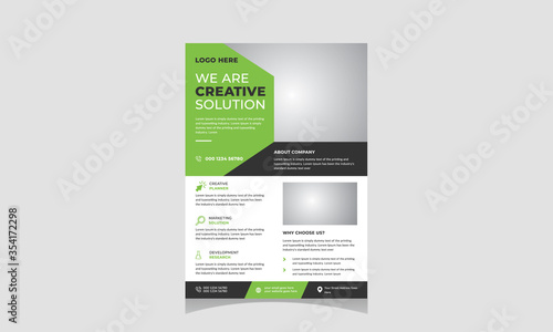 Corporate Business flyer template Design
