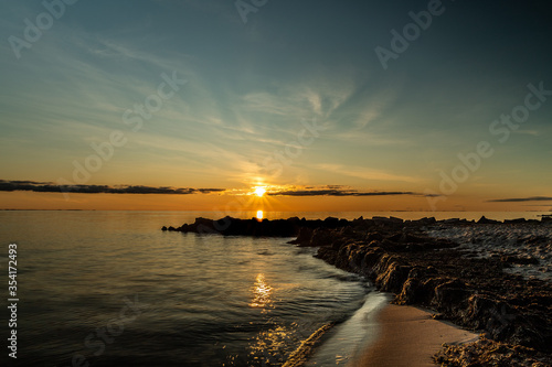 wunderschöner Sonnenuntergang auf Rügen  © Manuela