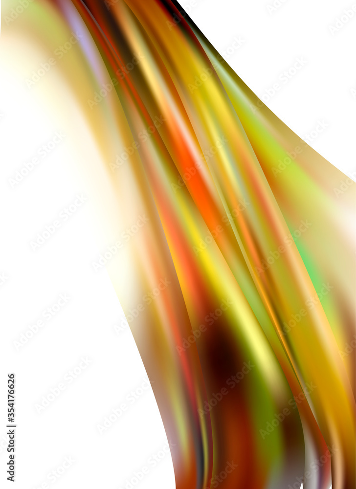 Obraz premium Abstract Vector Background - Colorful Transparent Lights. 