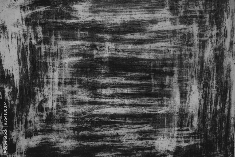 Obraz premium Aged black metallic scratched Background