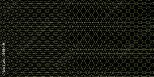 Wallpaper Mural Dark Green, Yellow vector pattern with polygonal style. Beautiful illustration with triangles in nature style. Pattern for commercials. Torontodigital.ca