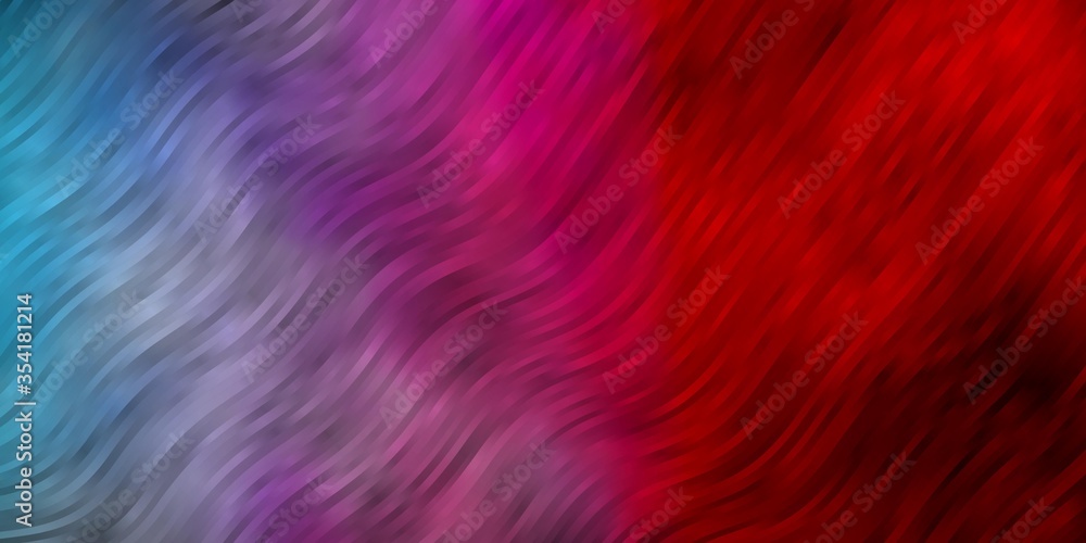 Light Blue, Red vector background with bent lines. Brand new colorful illustration with bent lines. Pattern for business booklets, leaflets Light Blue, Red vector background with bent lines. Brand new colorful illustration with bent lines. Pattern for business booklets, leaflets