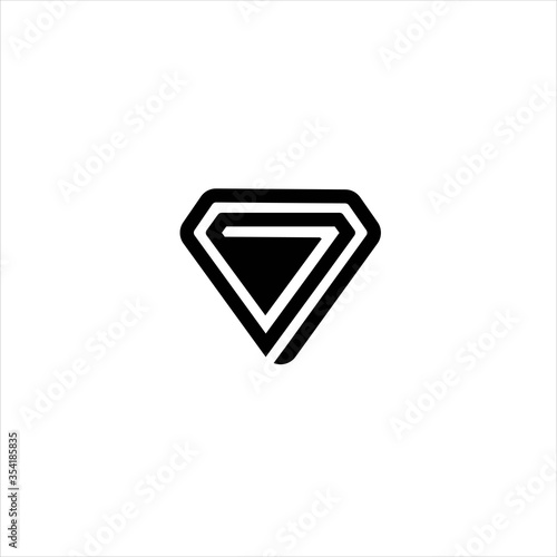 Free Download simple diamond shape logo design, diamond logo - GFXLoad