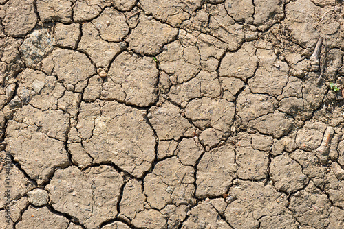 Cracked soil ground ,desert cracks, dry soil Arid,drought land. 