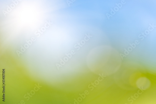 Blue and green abstract background