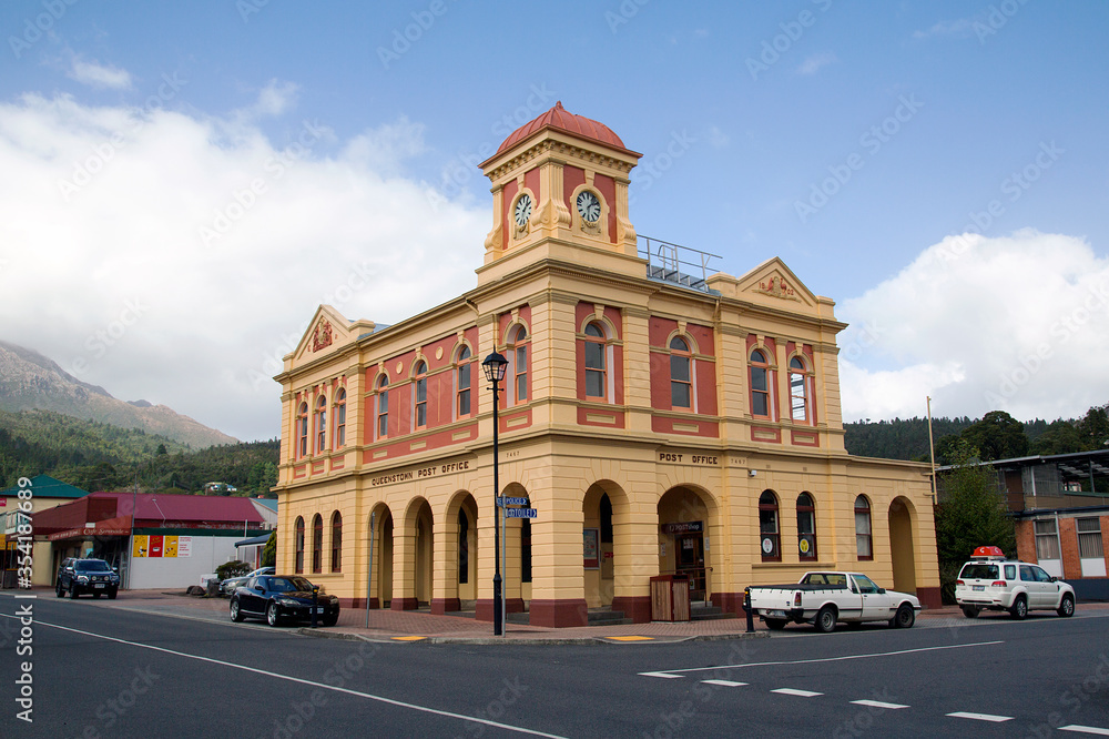 Queenstown, Tasmania April 03, 2019 Queenstown Post Office is located