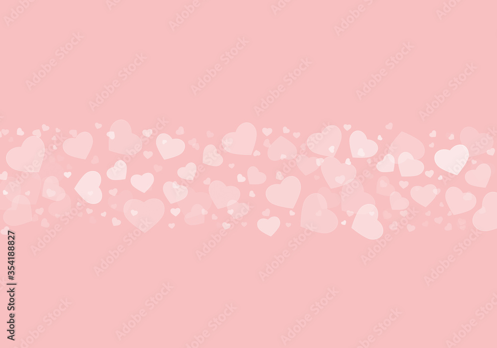 Abstract bokeh hearts , bokeh abstract blush pink background, defocused light Abstract bokeh hearts , bokeh abstract blush pink background, defocused light