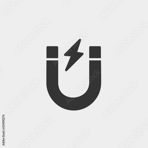 magnet icon vector illustration for website and graphic design