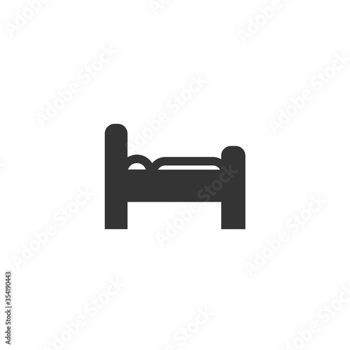 hospital bed icon vector illustration for website and graphic design
