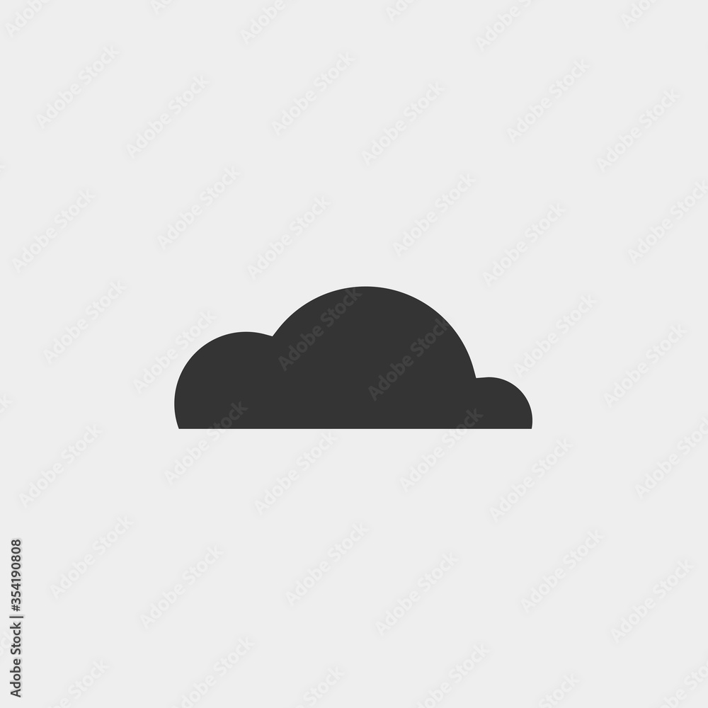 cloud icon vector illustration for website and graphic design cloud icon vector illustration for website and graphic design