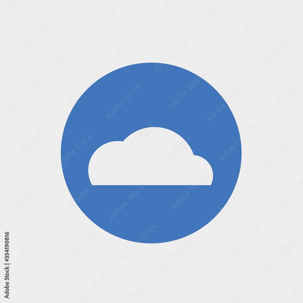 cloud icon vector illustration for website and graphic design cloud icon vector illustration for website and graphic design