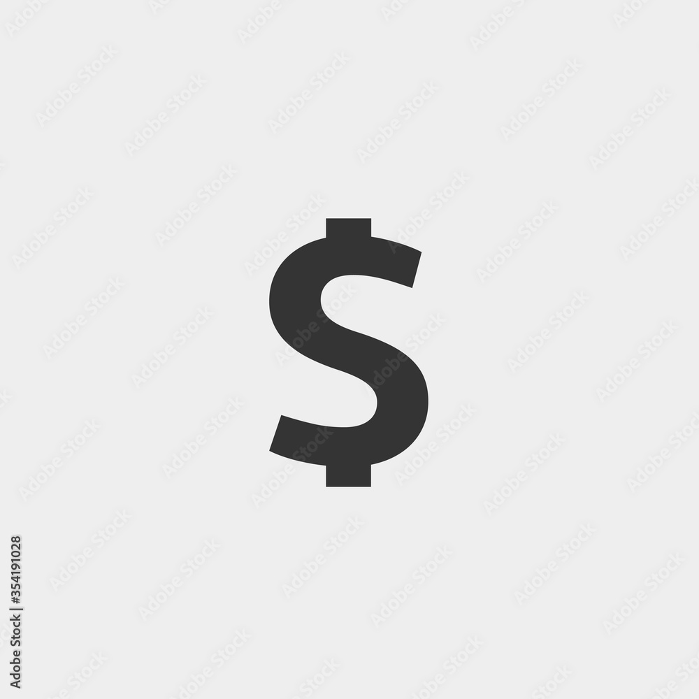dollar icon vector illustration for website and graphic design dollar icon vector illustration for website and graphic design