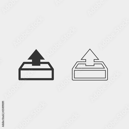 download icon vector illustration for website and graphic design