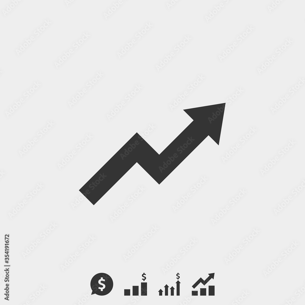 graph icon vector illustration for website and graphic design graph icon vector illustration for website and graphic design