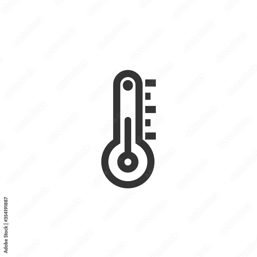 thermometer icon vector illustration for website and graphic design