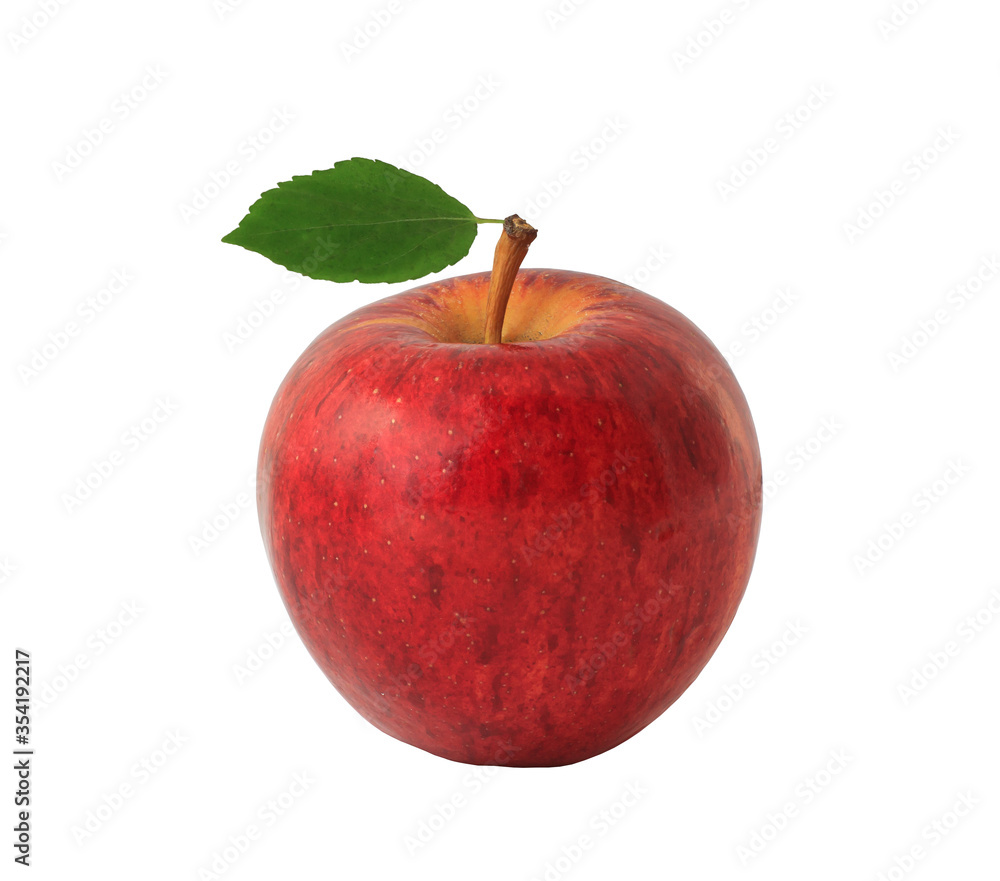 Red apples isolated on a white background Red apples isolated on a white background