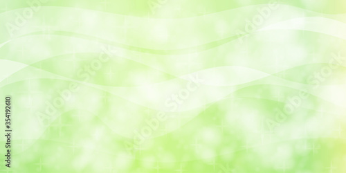 Green Sparkle Background Illustration Design