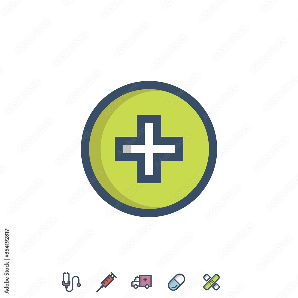 medical sign icon vector illustration for website and graphic design medical sign icon vector illustration for website and graphic design
