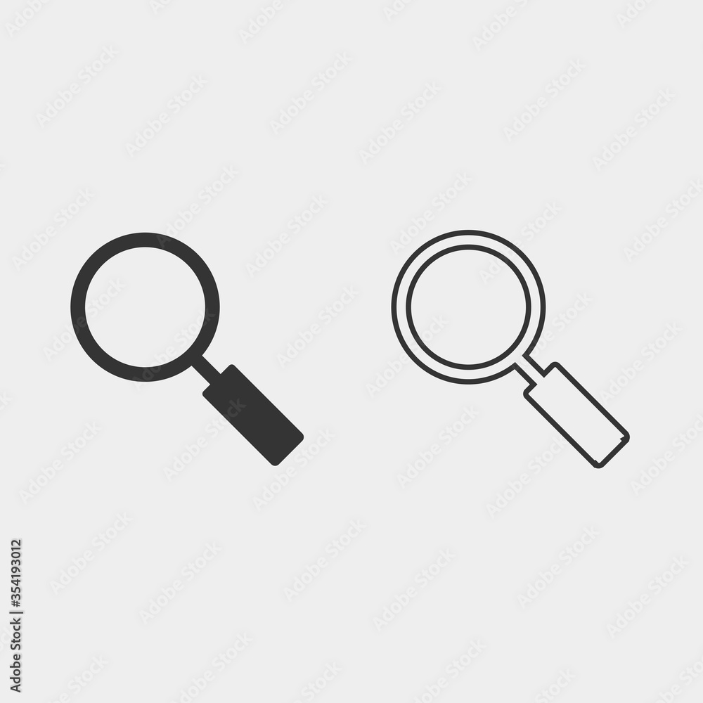 search icon vector illustration for website and graphic design search icon vector illustration for website and graphic design