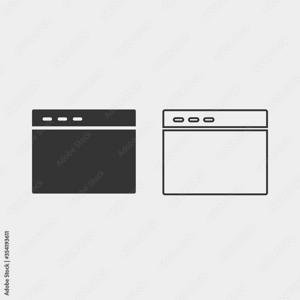 website icon vector illustration for website and graphic design website icon vector illustration for website and graphic design