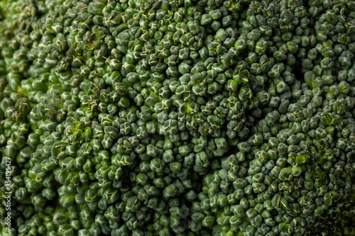 Fresh green broccoli background texture
