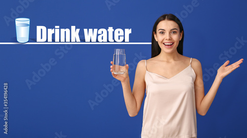 Beautiful young woman with ...