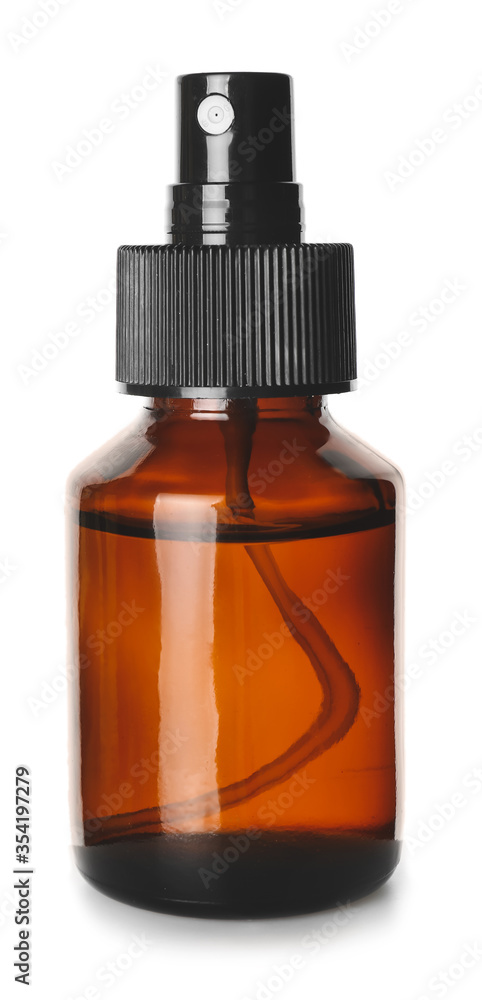 Hair spray on white background