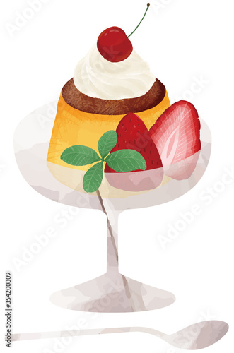 pudding,プリン,パフェ,デザート