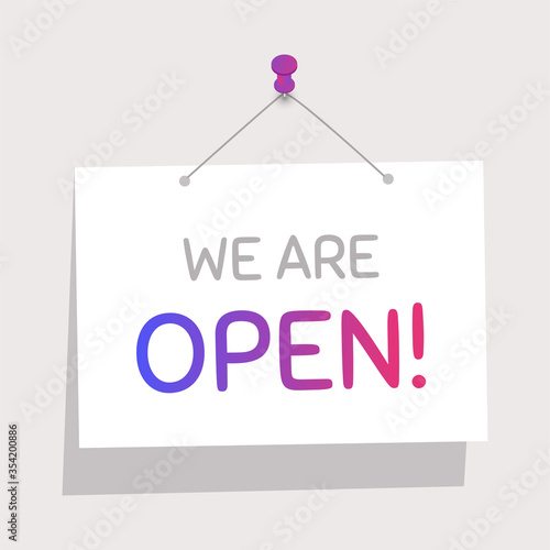 Sign We' re Open Coronavirus