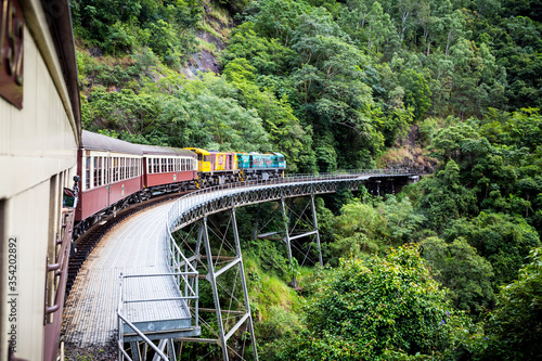 Historic Kuranda Scenic Railway in Australia photo