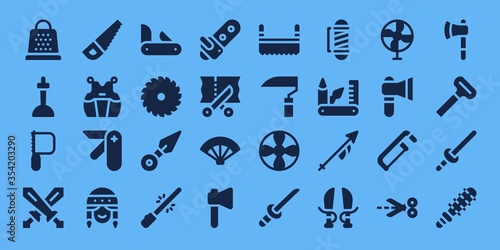 blade icon set