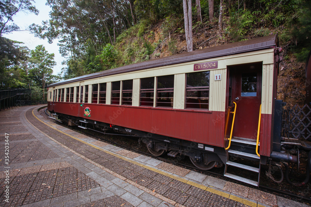Historic Kuranda Scenic Railway in Australia Historic Kuranda Scenic Railway in Australia
