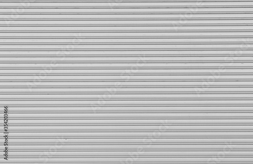 white colored steel roller shutter door texture background