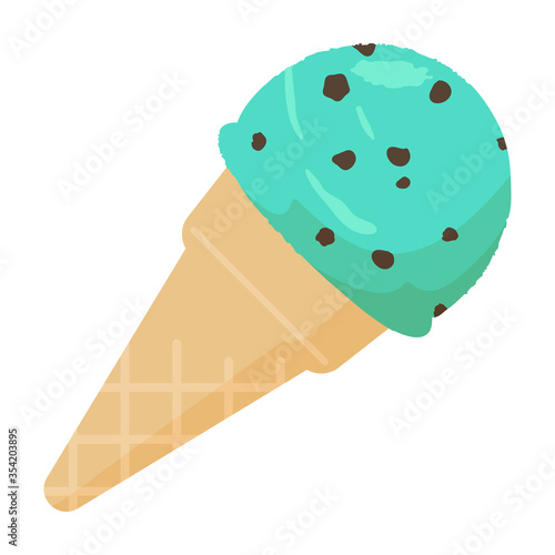 アイスクリーム コーン イラスト
