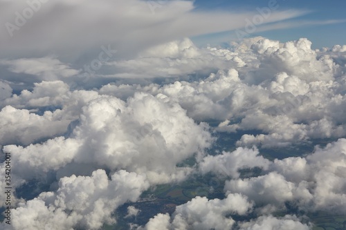 Clouds viewed from the sky © Gudellaphoto