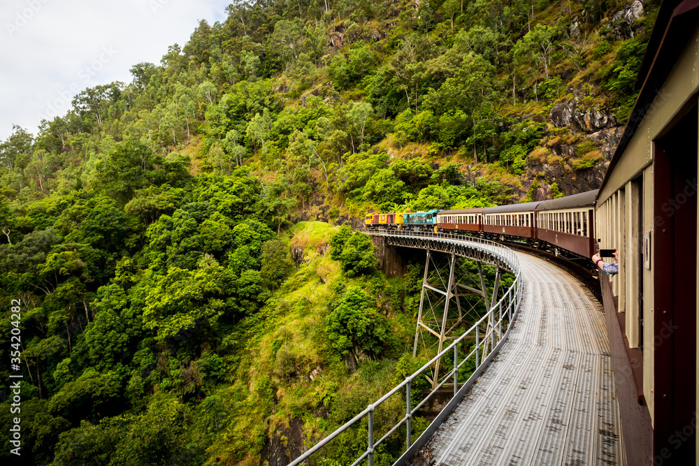 Historic Kuranda Scenic Railway in Australia Historic Kuranda Scenic Railway in Australia