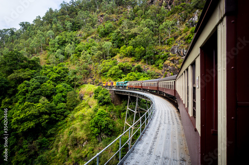 Fotografie, Tablou Historic Kuranda Scenic Railway in Australia