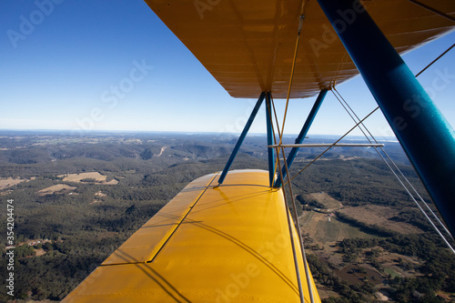 Flight over Sudney Basin in a Tigermoth
