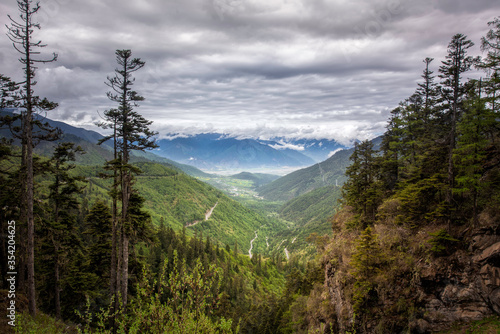 view from the top of the mountain