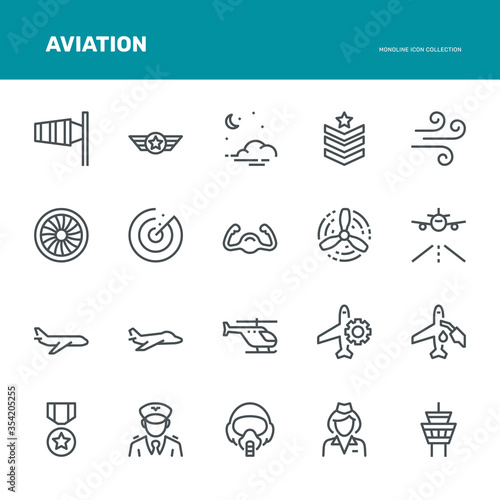 Aviation Icons.