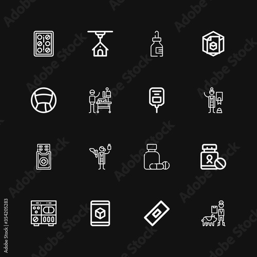 Editable 16 capsule icons for web and mobile