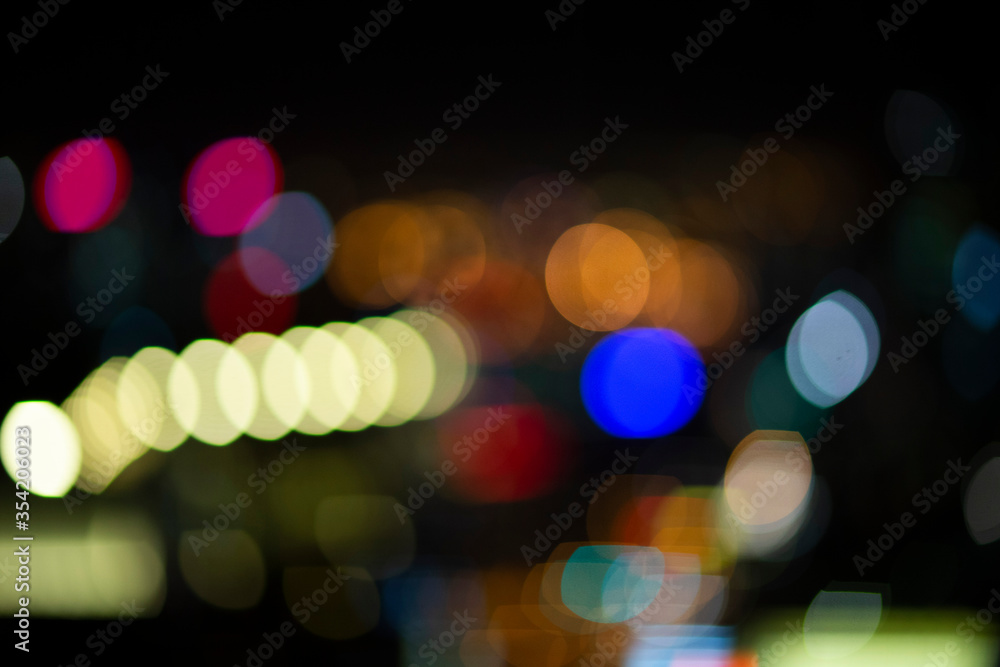 Fototapeta premium Bokeh color light textures