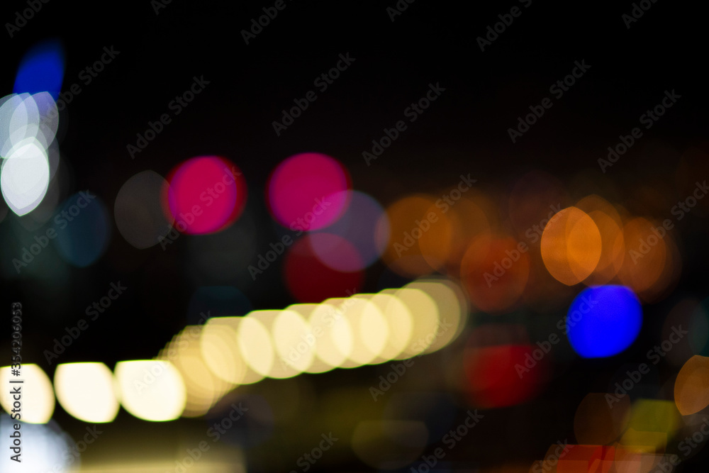 Fototapeta premium Bokeh color light textures