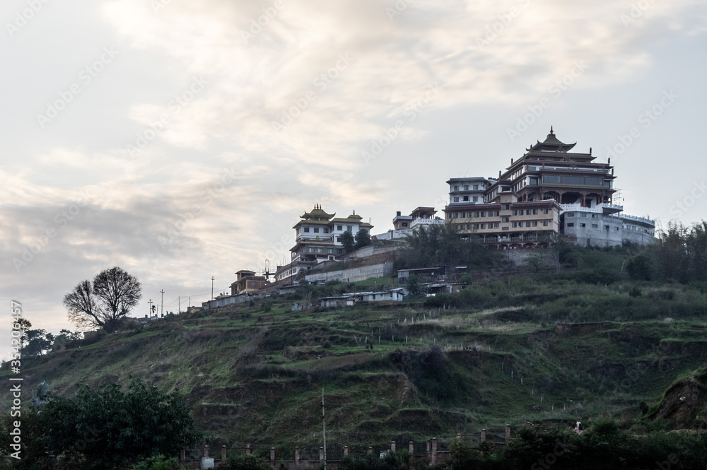 Buddhist Temple on a Hilltop