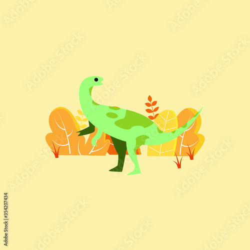 Vector illustration of a Dinosaur