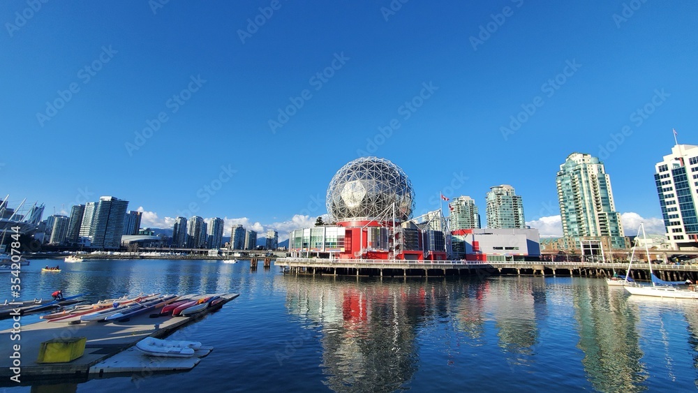 Naklejka premium Vancouver Skyline